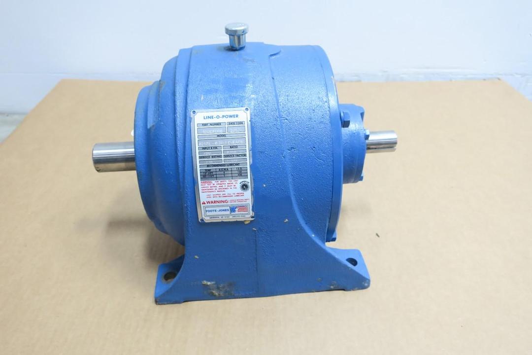 FOOTE JONES 821SL-6.20:1 C-FACE 102CF006 LINE-O-POWER INLINE GEAR REDUCER 6.2:1
