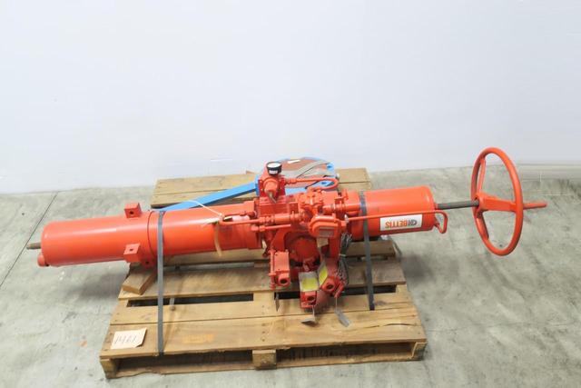 FISHER A11-10-131-120M1-33-2-0V PNEUMATIC STEEL FLANGED CONTROL VALVE 10IN 150
