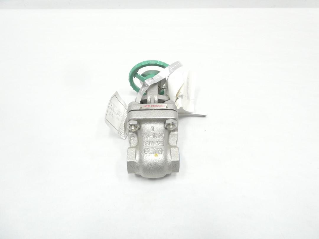 KITZ AW150UMM WEDGE GATE VALVE MANUAL 150 STAINLESS SOCKET WELD 3/4IN