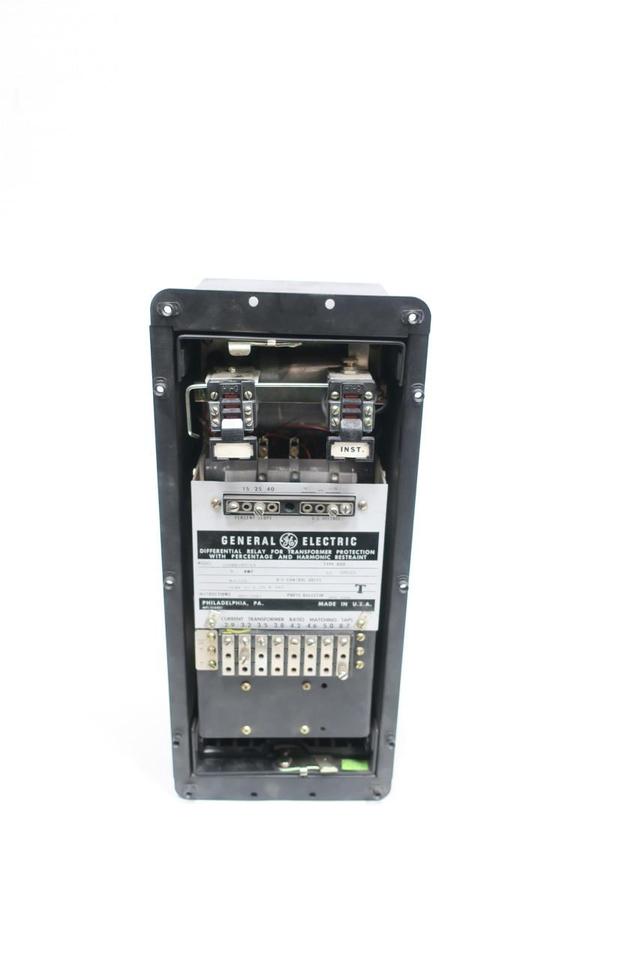 GE 12BDD15B16A TYPE BDD TRANSFORMER PROTECTION DIFFERENTIAL RELAY 48/125V-DC