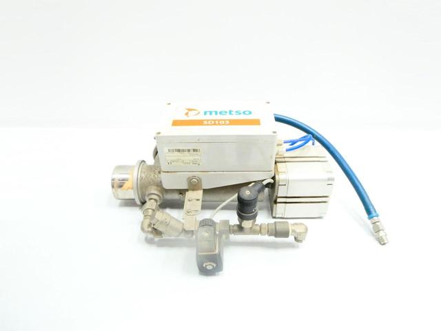 METSO SD103 K00738V1.2 ELECTRIC SAMPLE VALVE 24V-DC W/ FESTO ADVU-80-40-P-A