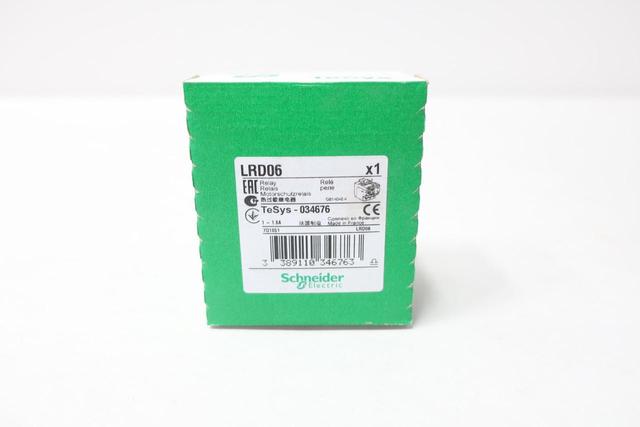 SCHNEIDER LRD06 OVERLOAD RELAY 1-1.6A AMP