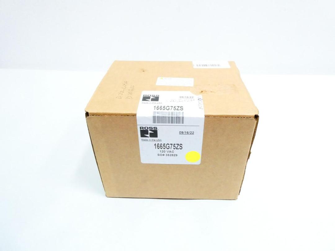 ROSS 1665G75ZS PILOT/LUBE SOLENOID VALVE 120V-AC