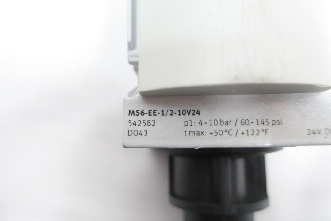 FESTO MS6-EE-1/2-10V24 PNEUMATIC SHUT OFF VALVE 1/2IN 145PSI