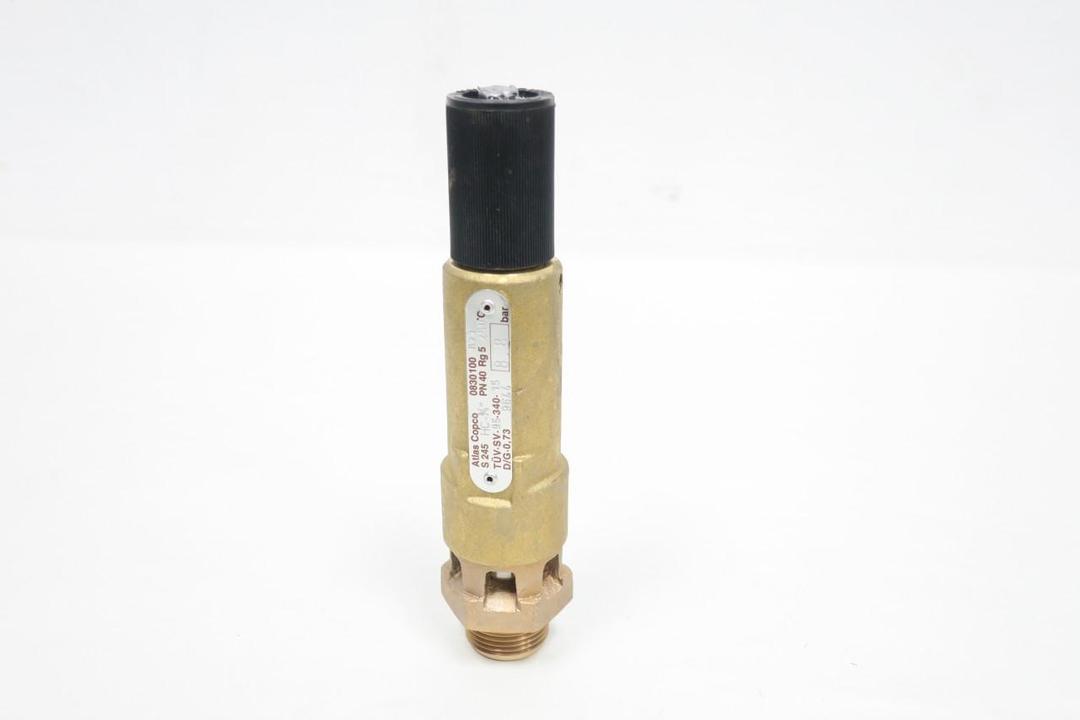 ATLAS COPCO S245 HC-3/4 TUV-SV-95-340-15 RELIEF VALVE 8.8BAR 3/4IN