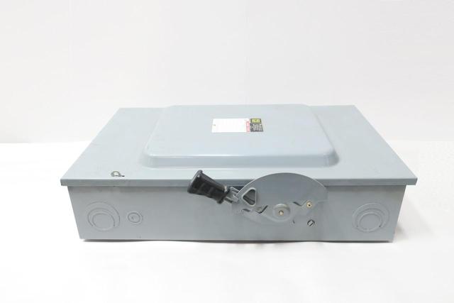 SQUARE D D324N FUSIBLE DISCONNECT SWITCH 3P 200A AMP 240V-AC