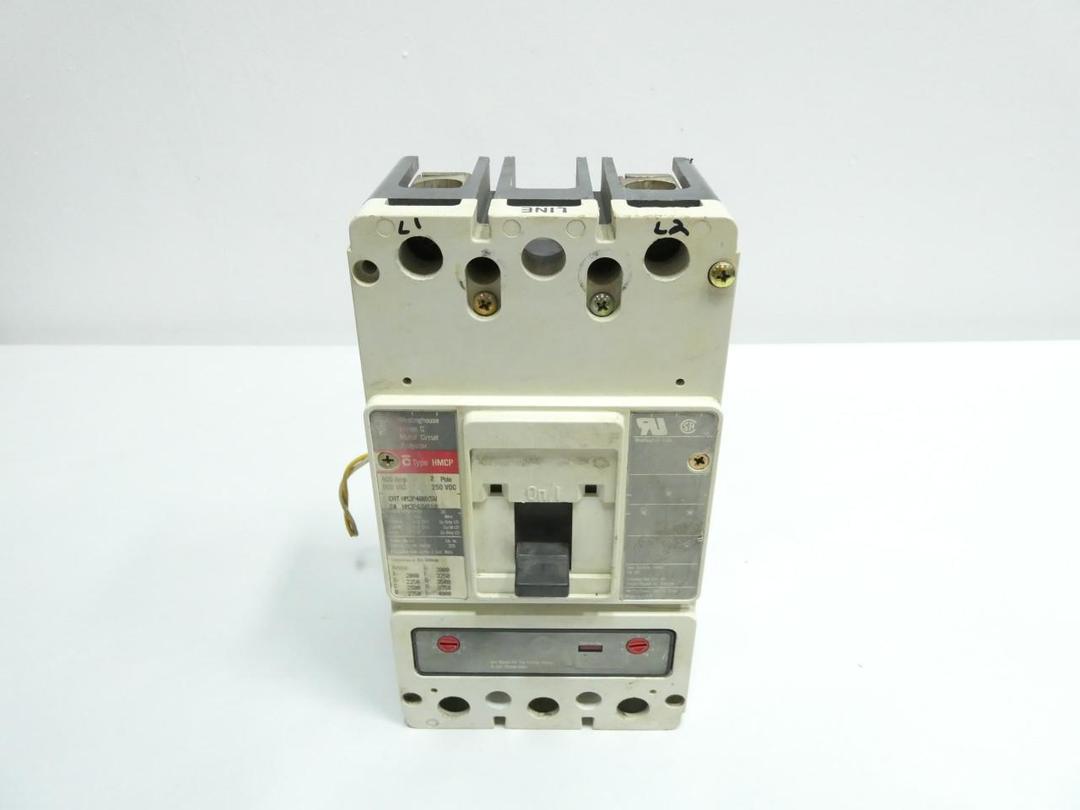 WESTINGHOUSE HM2P400X5W MOLDED CASE CIRCUIT BREAKER 2P 400A AMP 600V-AC