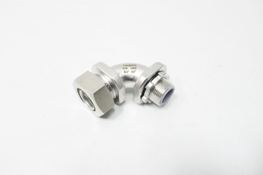 CALBRITE STAINLESS PIPE ELBOW 3/4IN NPT X 3/4IN TUBE