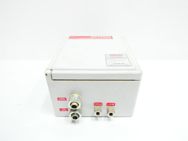 THERMO DPT34L110-.166-PS DIFFERENTIAL PRESSURE TRANSMITTER 0-0.166IN-WC 4-20MA