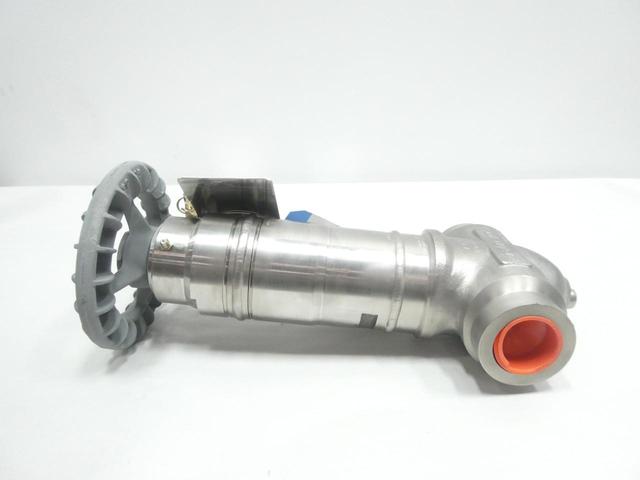 NEWMAN HATTERSLEY WS6045/31 MANUAL STAINLESS GLOBE VALVE 1-1/2IN SOCKET WELD 150