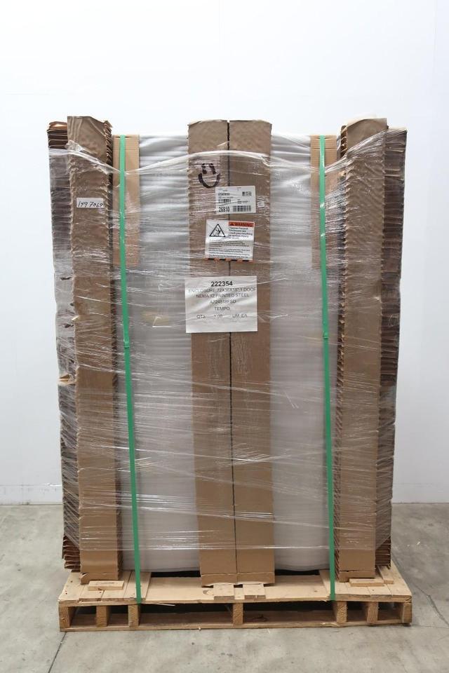 HOFFMAN A724818FSD NEMA TYPE 12 FREESTAND GRAY STEEL ENCLOSURE 72X48X18