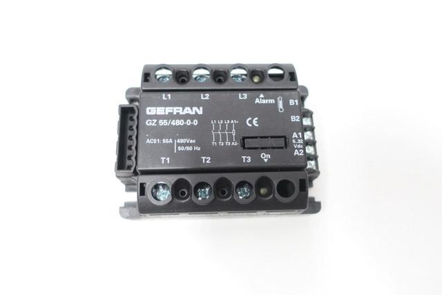 GEFRAN GZ 55/480-0-0 POWER CONTROLLER 480V-AC 5-32V-DC
