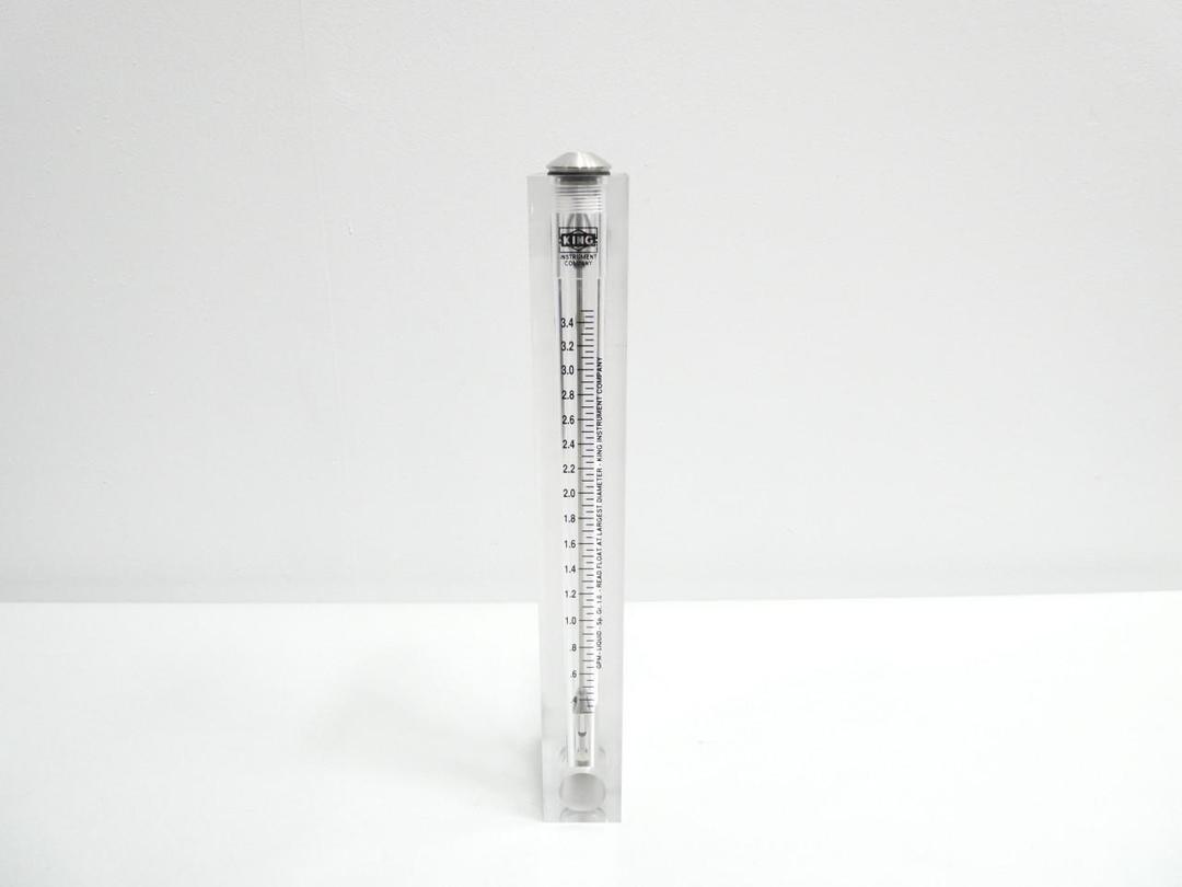 KING 75303127C04 VARIABLE AREA FLOW METER 0.2-3.6GPM 1/2IN NPT