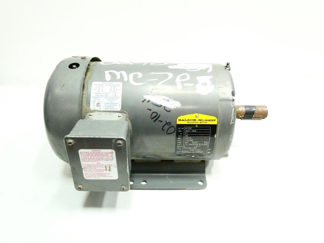 BALDOR M1706T AC MOTOR 184T 3PH 2HP 1725RPM 460V-AC