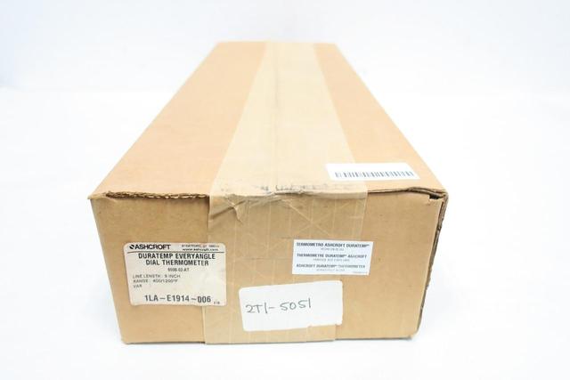 ASHCROFT 600B-02-AT DURATEMP EVERY ANGLE DIAL THERMOMETER 4-1/2IN 9IN 400-1200F