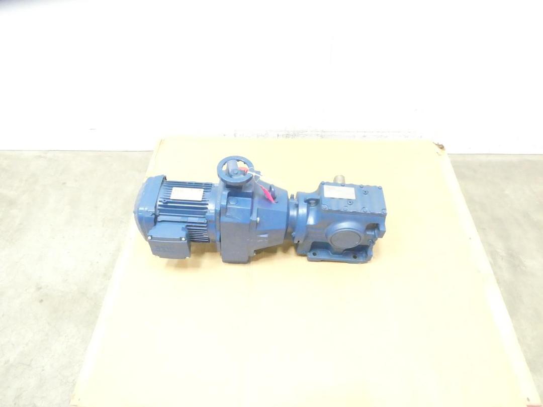 SEW EURODRIVE S67 D26 DRN90S4 GEARMOTOR 8.4RPM 3PH 1.5HP 230/460V-AC