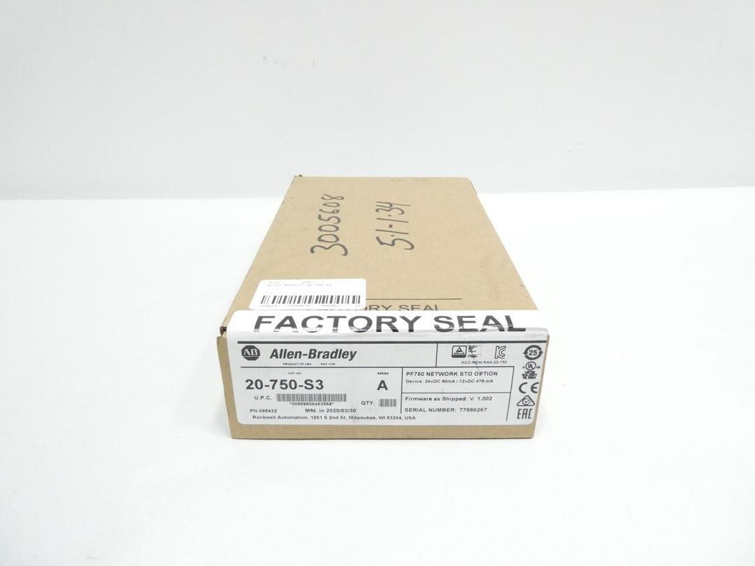 ALLEN BRADLEY 20-750-S3 POWERFLEX 750 SAFETY NETWORK CARD SER A