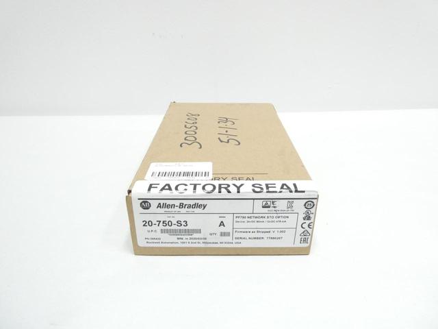 ALLEN BRADLEY 20-750-S3 POWERFLEX 750 SAFETY NETWORK CARD SER A