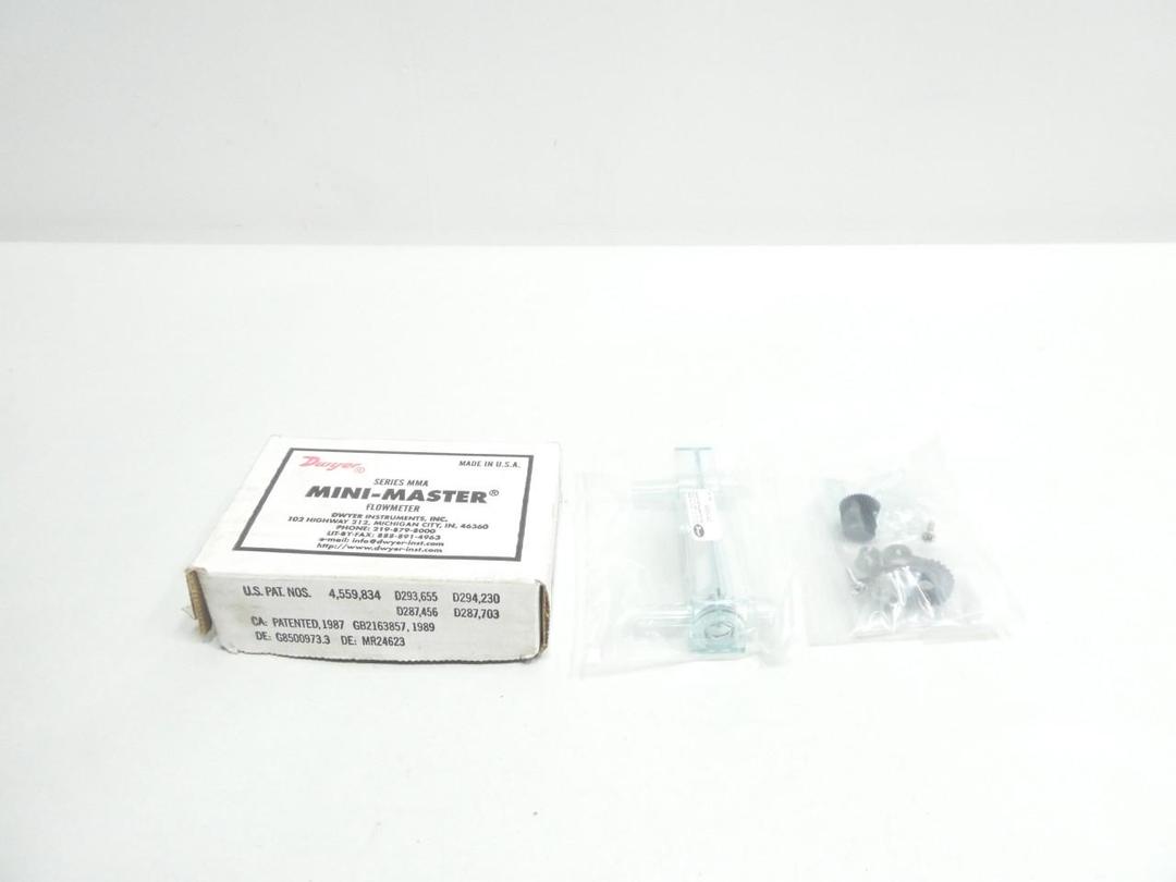 DWYER MMA-40 MINI-MASTER VARIABLE AREA FLOW METER 0.1-1.1LPM