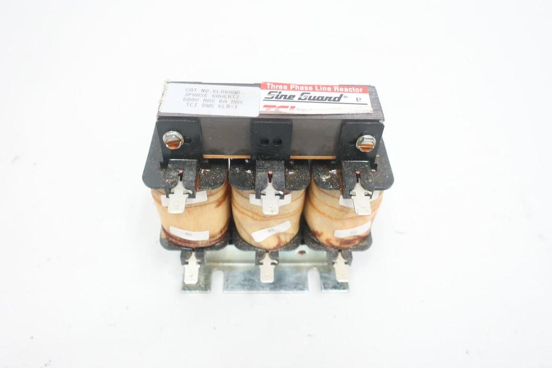 TCI KLA6AQD SINE GUARD 3PH LINE REACTOR 600V-AC