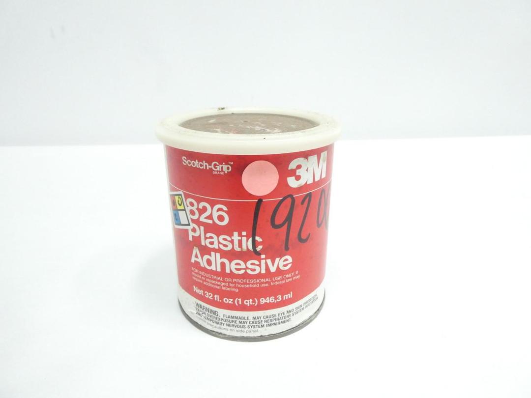 3M 826 62-0826-6530-82 SCOTCH-GRIP PLASTIC ADHESIVE 32FL-OZ