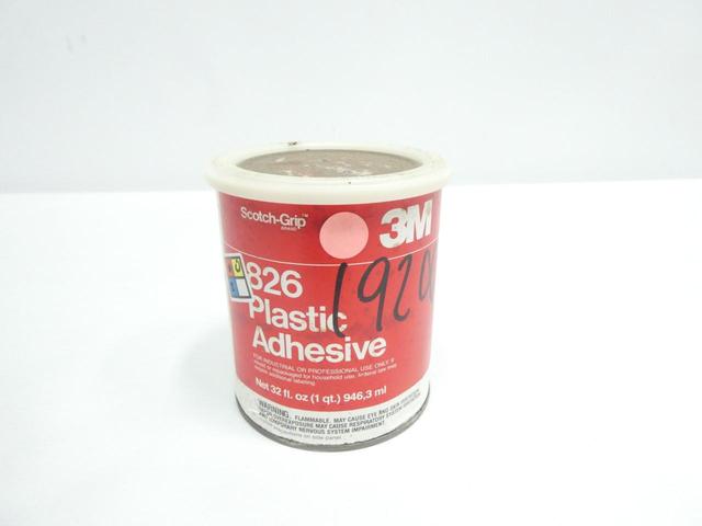 3M 826 62-0826-6530-82 SCOTCH-GRIP PLASTIC ADHESIVE 32FL-OZ