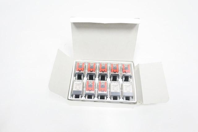 BOX OF 10 OMRON MY2N-CR PLUG-IN RELAY 110/120V-AC