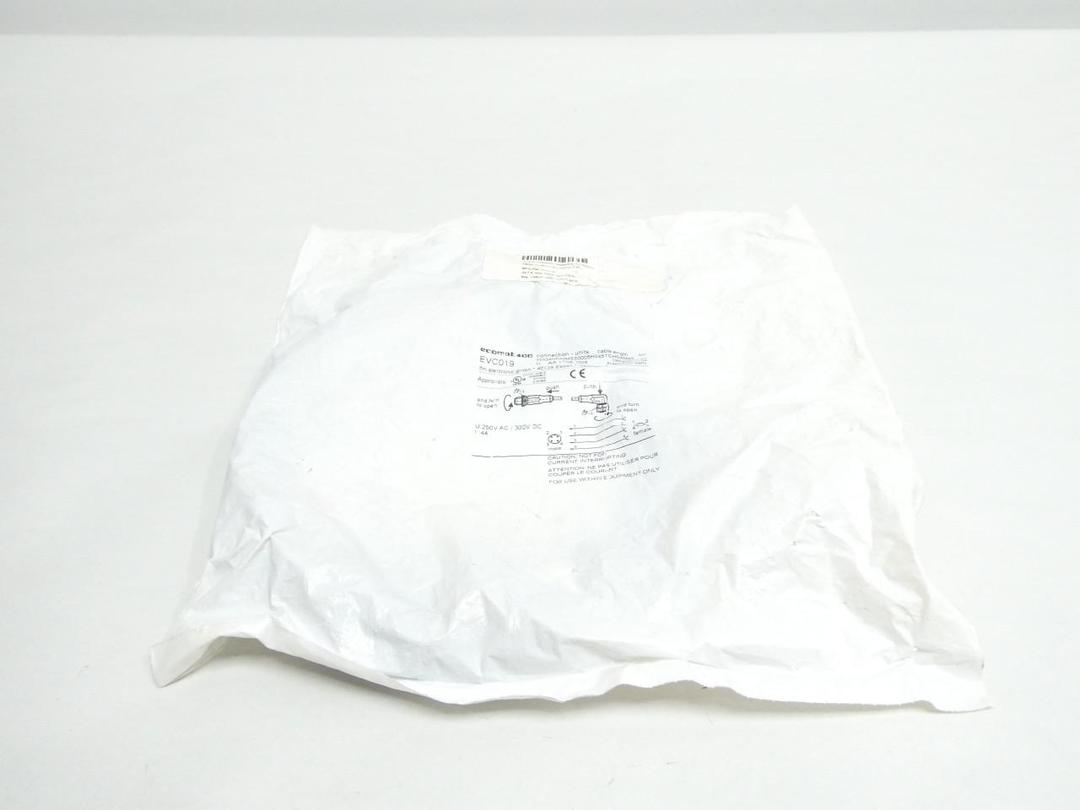 IFM EFECTOR EVC019 CORDSET CABLE 5M 250V-AC 300V-DC