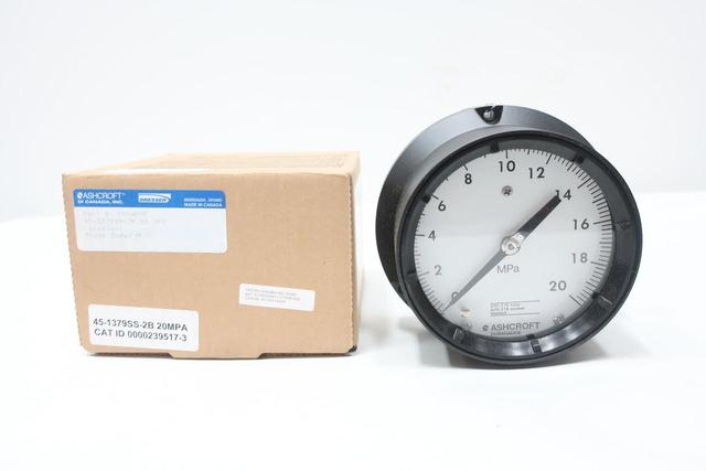ASHCROFT 45-1379SS-2B PRESSURE GAUGE 4-1/2IN 1/4IN NPT 0-20MPA