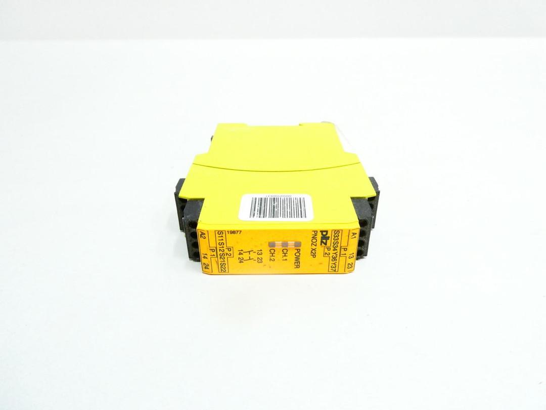 PILZ PNOZ X2P 24VACDC 2N/O SAFETY RELAY 24V-AC/DC
