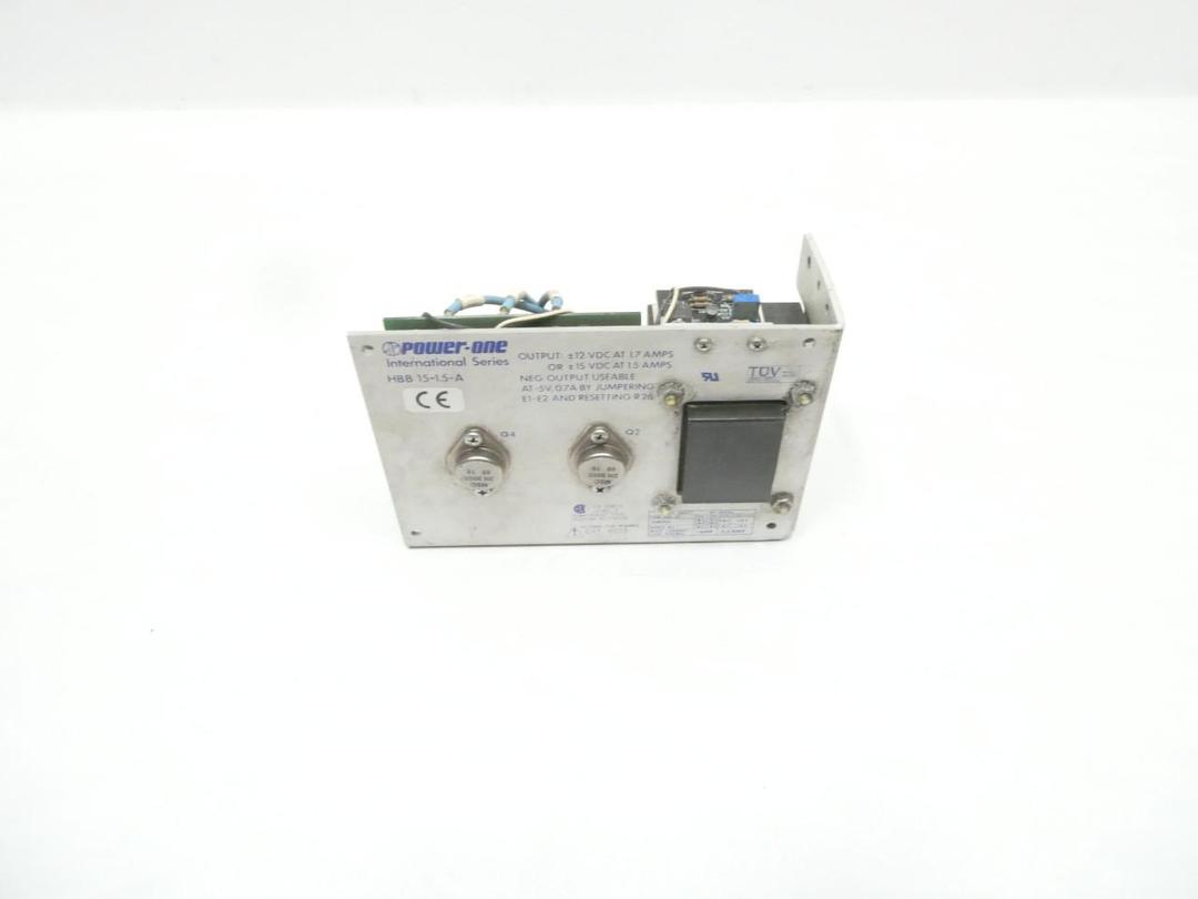 POWER-ONE HBB 15-1.5-A POWER SUPPLY 120/240V-AC 1.7A 12V-DC