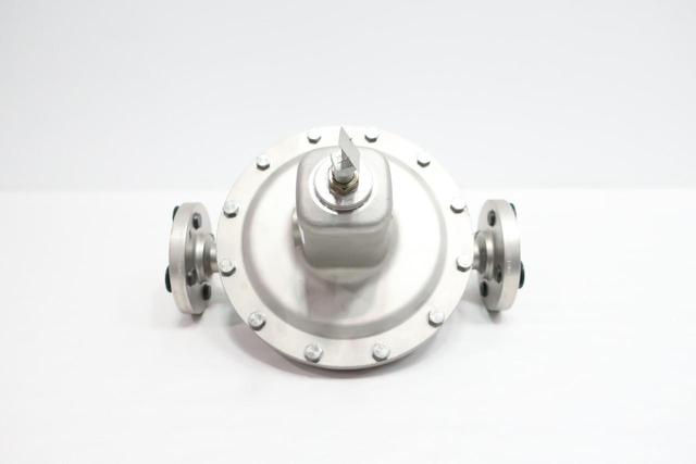 FISHER MR95L STAINLESS FLANGED PRESSURE REGULATOR VALVE 5-15PSI 300 1IN NPT