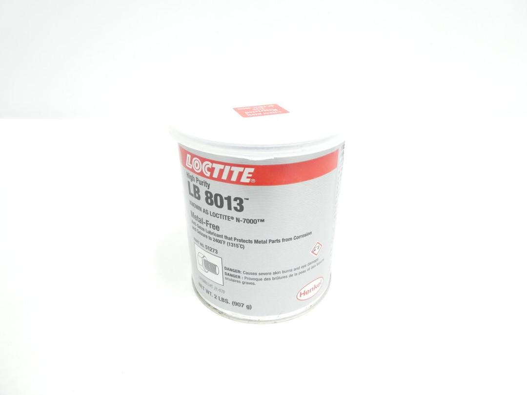 LOCTITE 51273 LB 8013 HIGH PURITY ANTI-SEIZE LUBRICANT 2LB