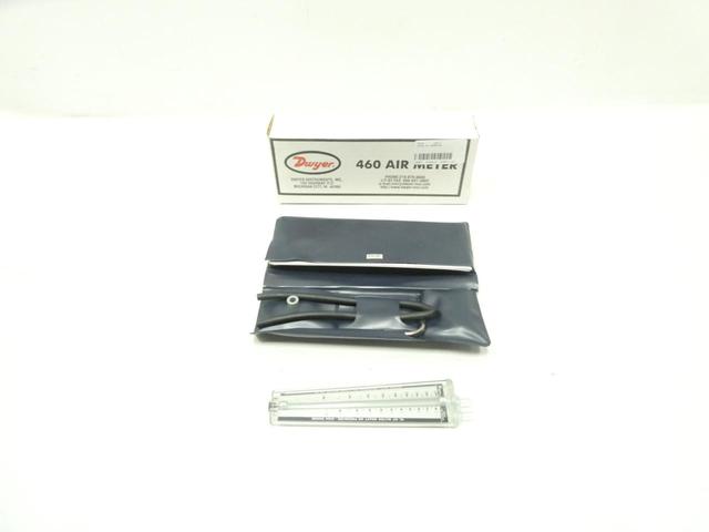 DWYER 460 AIR FLOW METER 0.05-1.0INH2O