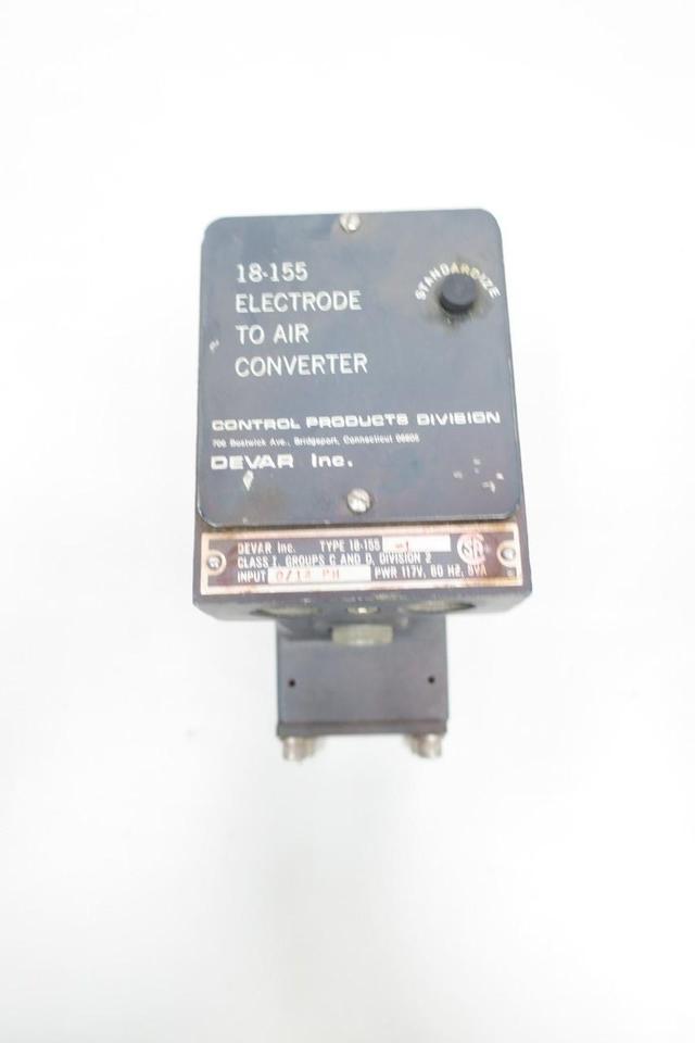 DEVAR 18-155-1 ELECTRODE TO AIR CONVERTER 117V-AC