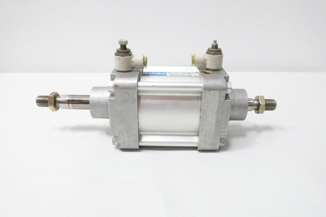 FESTO DNGU-100-40-PPVA-S2 DOUBLE ACTING PNEUMATIC CYLINDER 100MM 40MM 145PSI