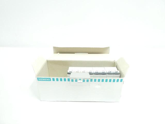 BOX OF 4 SIEMENS 5SY4 211-7 CIRCUIT BREAKER 2P 5A AMP