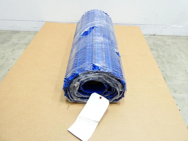 INTRALOX SERIES 800 OPEN HINGE FLAT TOP ACETAL BLUE CONVEYOR BELT 10FT 28.5IN