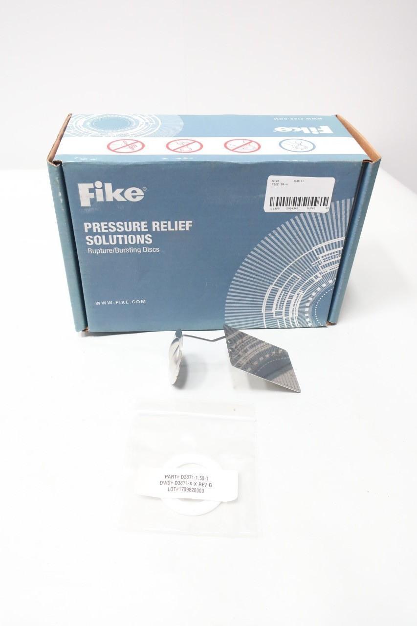 FIKE SR-H RUPTURE DISC 50PSI @ 300F 1.5IN