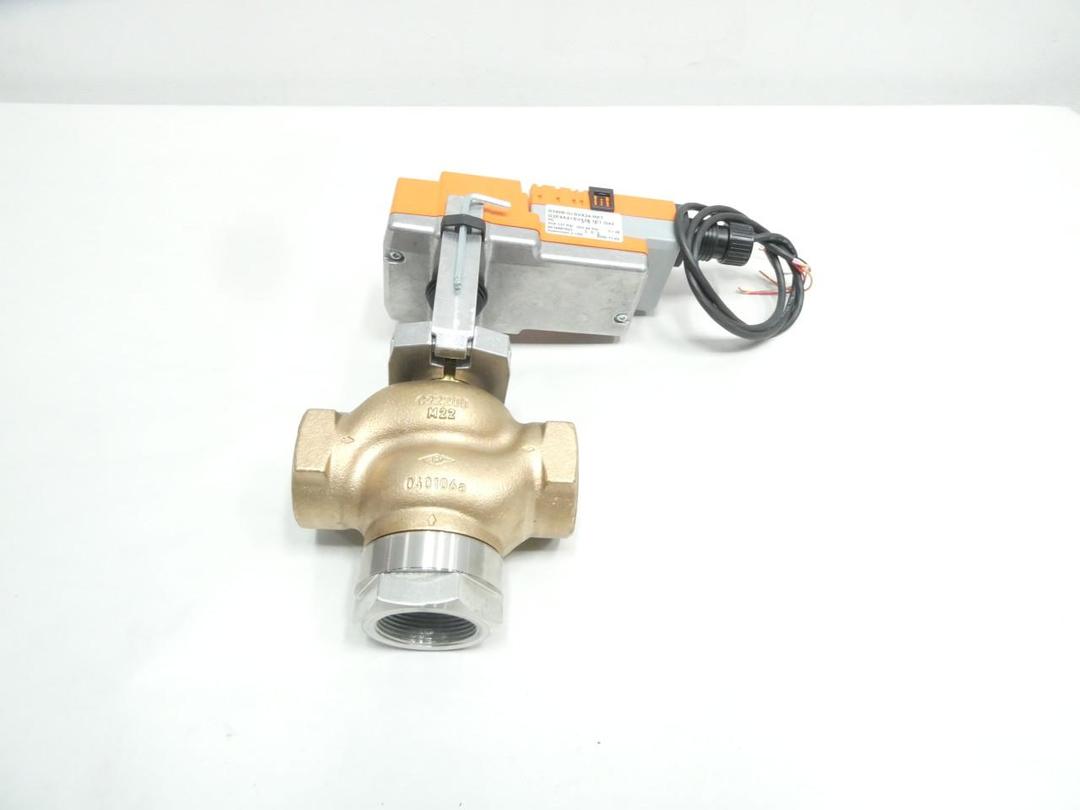 BELIMO G340B-N+SVKX24-MFT PNEUMATIC BRONZE GLOBE VALVE 1-1/2IN NPT