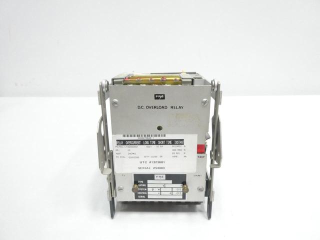 FEDERAL PIONEER FPE DOC MK.II INSTANTANEOUS TRIPPING OVERCURRENT RELAY 250V-DC