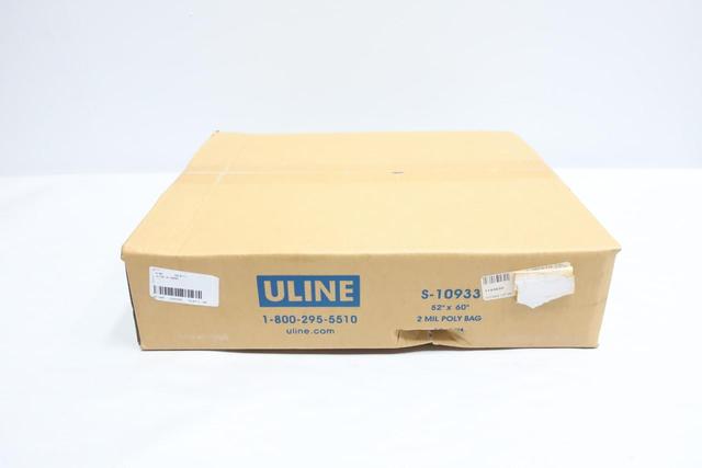 BOX OF 50 ULINE S-10933 52 X 60" 2 MIL INDUSTRIAL POLY BAGS