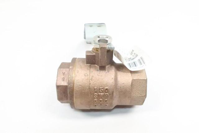 NIBCO T-585-70-66 MANUAL BRONZE BALL VALVE 1-1/2IN NPT