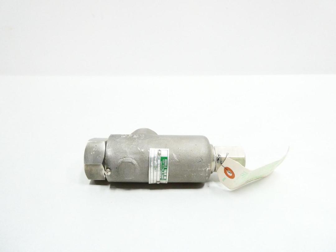KUNKLE 171S C01 STAINLESS RELIEF VALVE 10GPM 125PSI 3/4IN X 1/2IN NPT