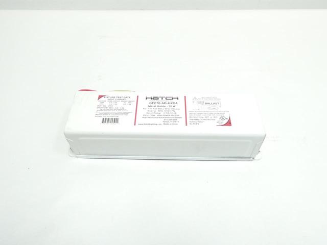 HATCH GFC70-AD-HXCA 70W METAL HALIDE BALLAST 120V-AC