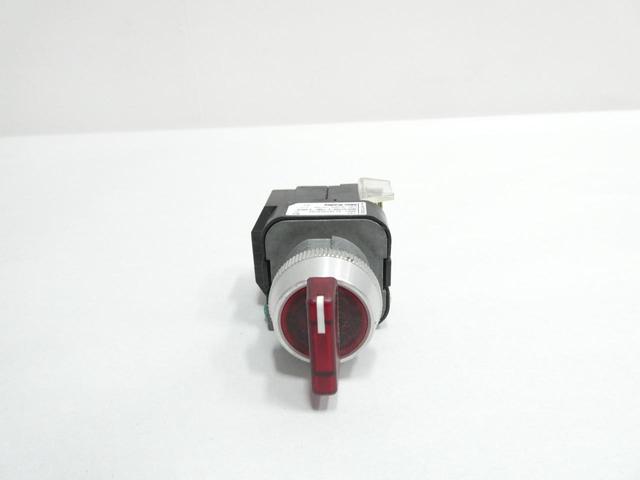 ALLEN BRADLEY 800T-16JR91KB7AX 3 POS ILLUMINATED SELECTOR SWITCH 120V-AC