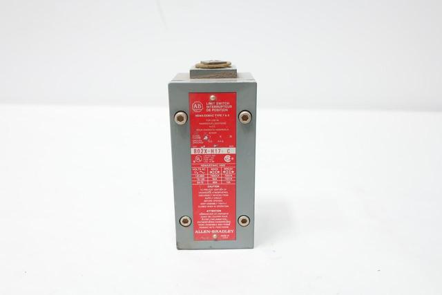 ALLEN BRADLEY 802X-H17 LIMIT SWITCH 24-600V-AC