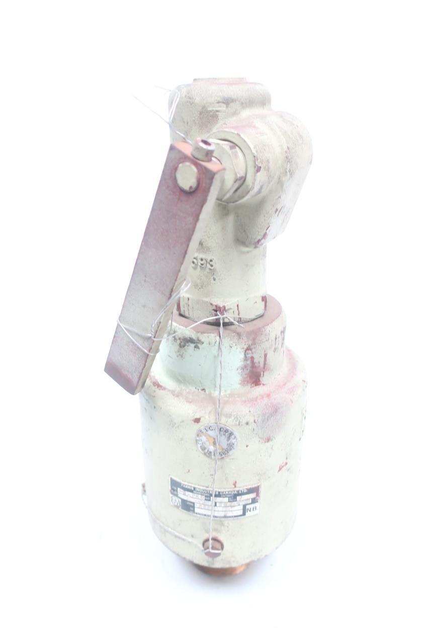 FARRIS 1875-PKD STEEL THREADED RELIEF VALVE 507SCFM 7PSI 2IN NPT
