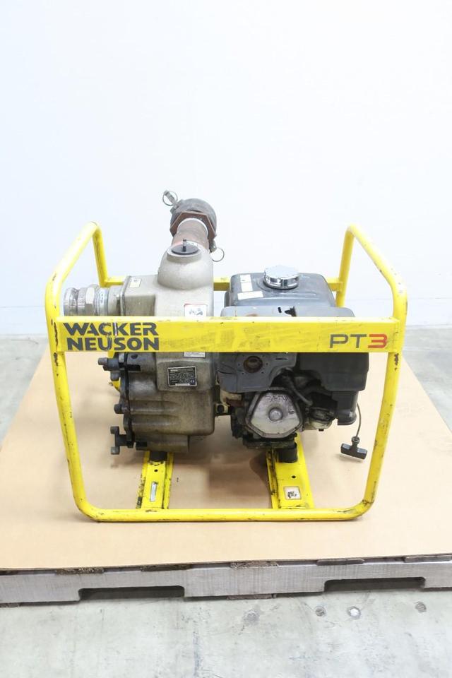 WACKER NEUSON PT3A HONDA GAS SELF-PRIMING TRASH PUMP 42.1PSI 3IN 347.4GPM