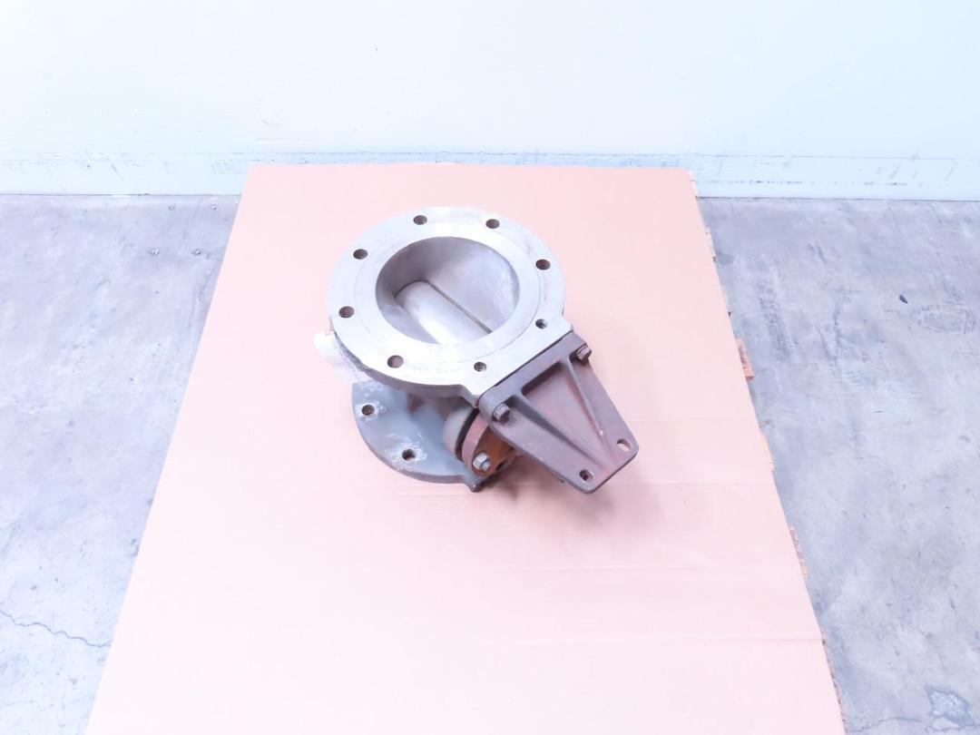 XOMOX TUFLINE 067 STAINLESS FLANGED PLUG VALVE 8IN 150